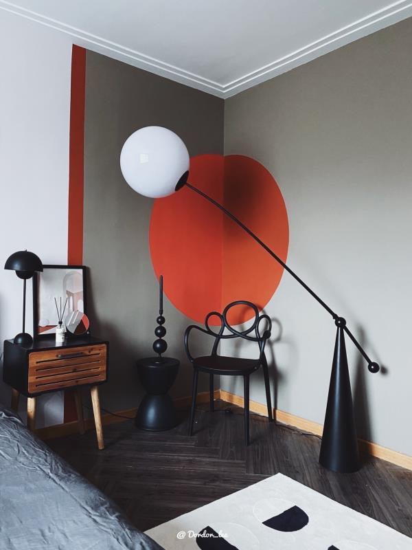 Ortalil Modern Arc Floor Lamp