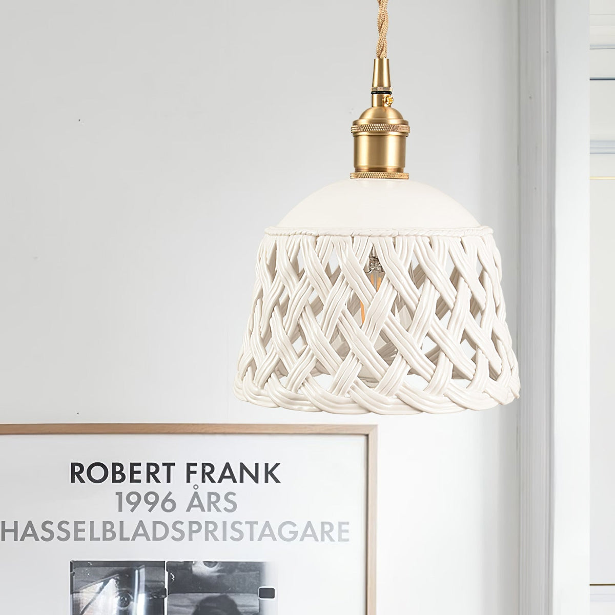 Eliielle Ceramic Cozy Pendant Lamp