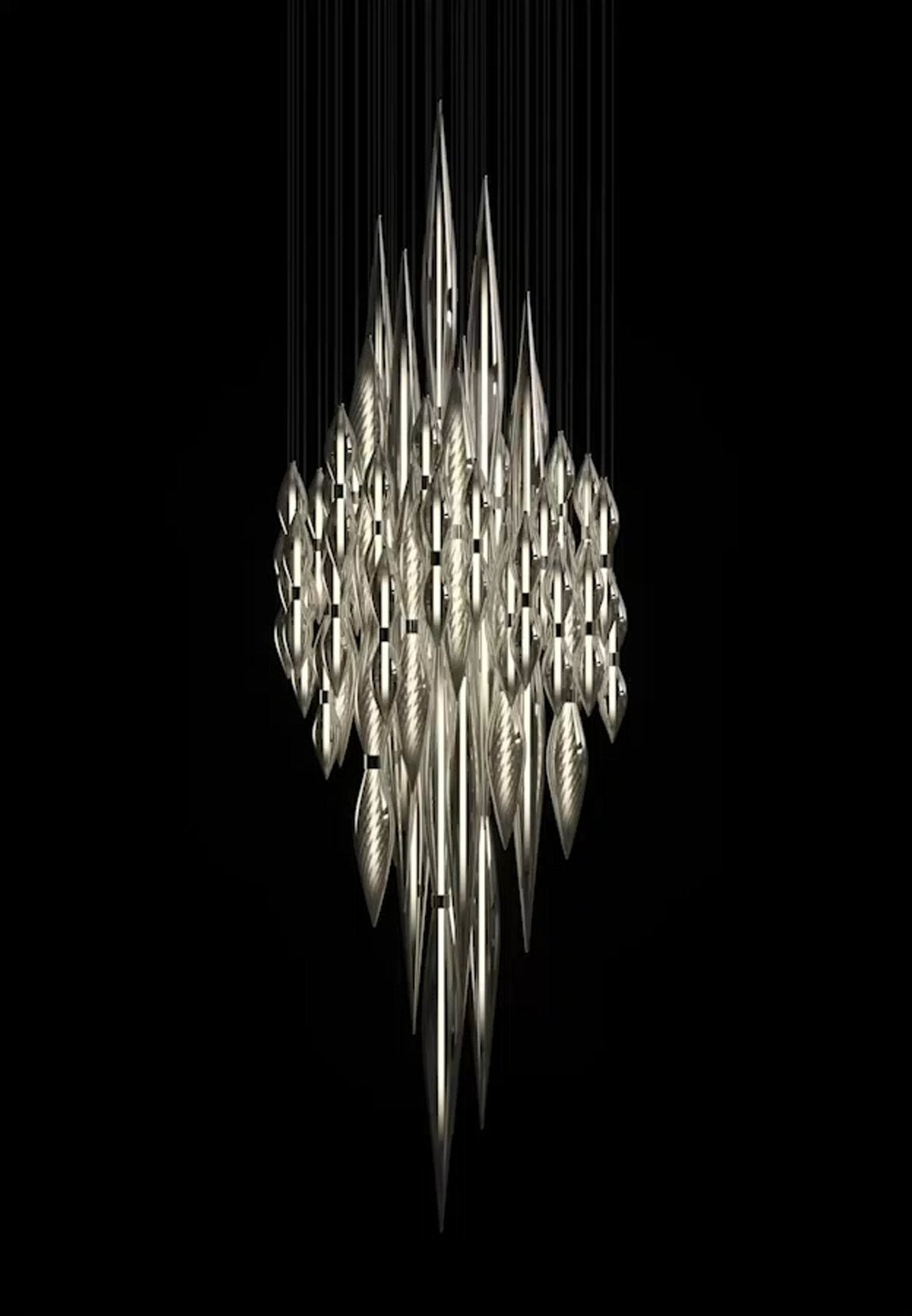Oloren Prismatic Crystal Chandelier