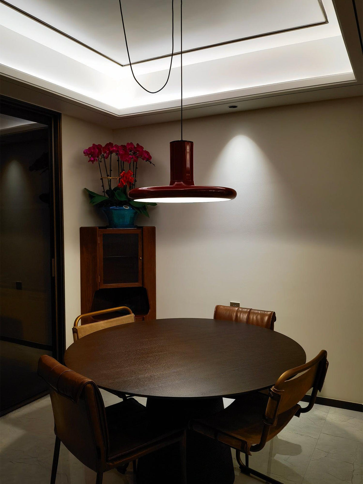 Seloz Pendant Lamp Aluminum Cylinder Disc Industrial