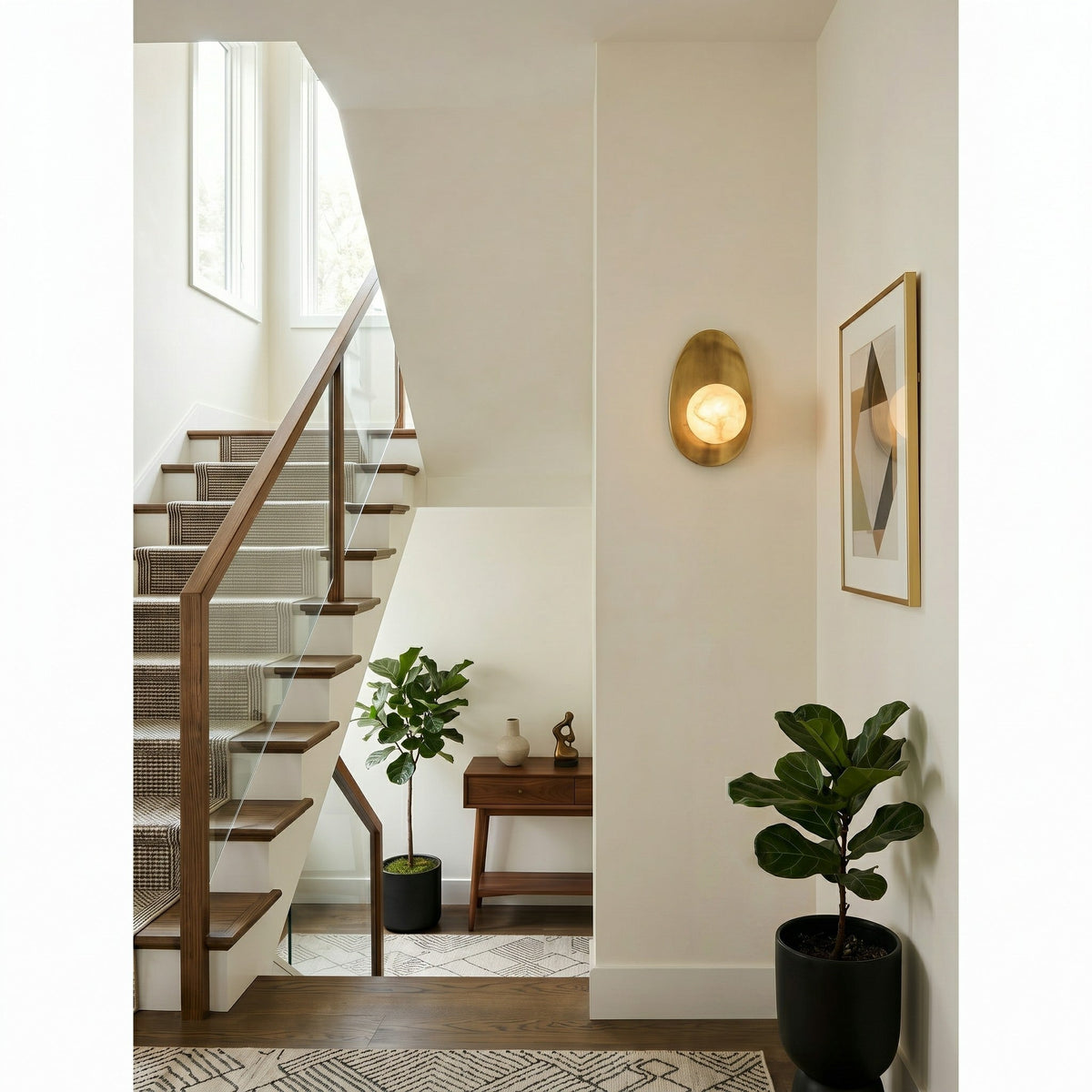 Orlisse Alabaster Wall Sconce