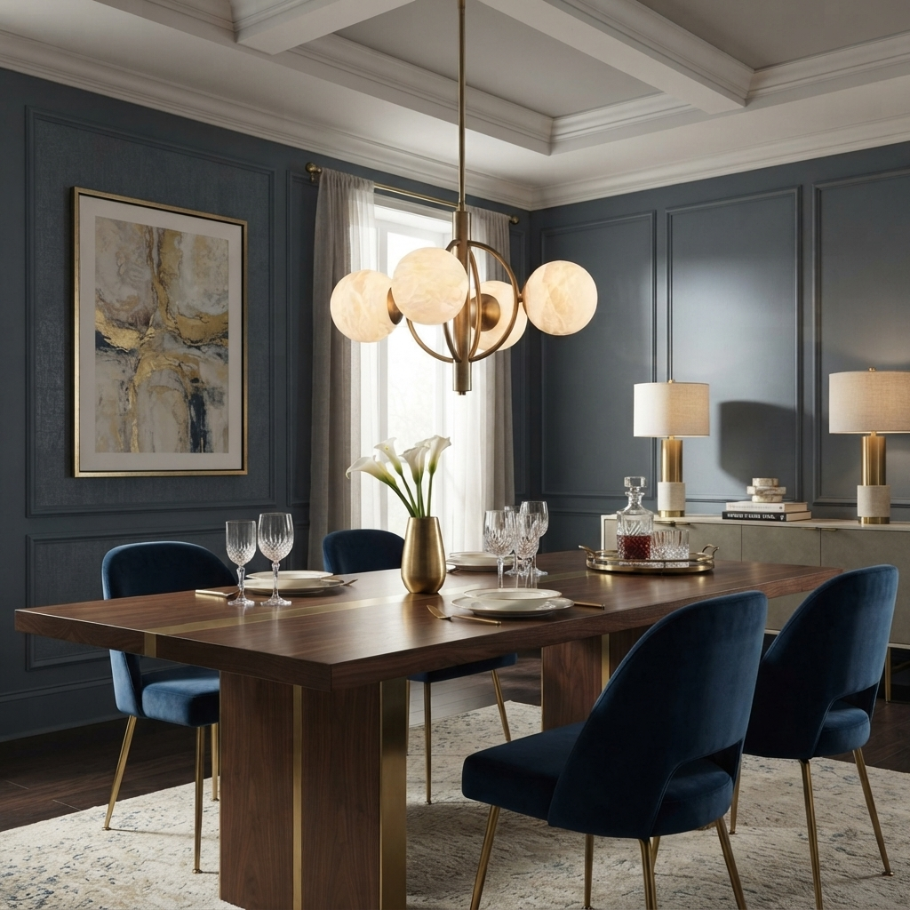 Farringcombe Alabaster Chandelier