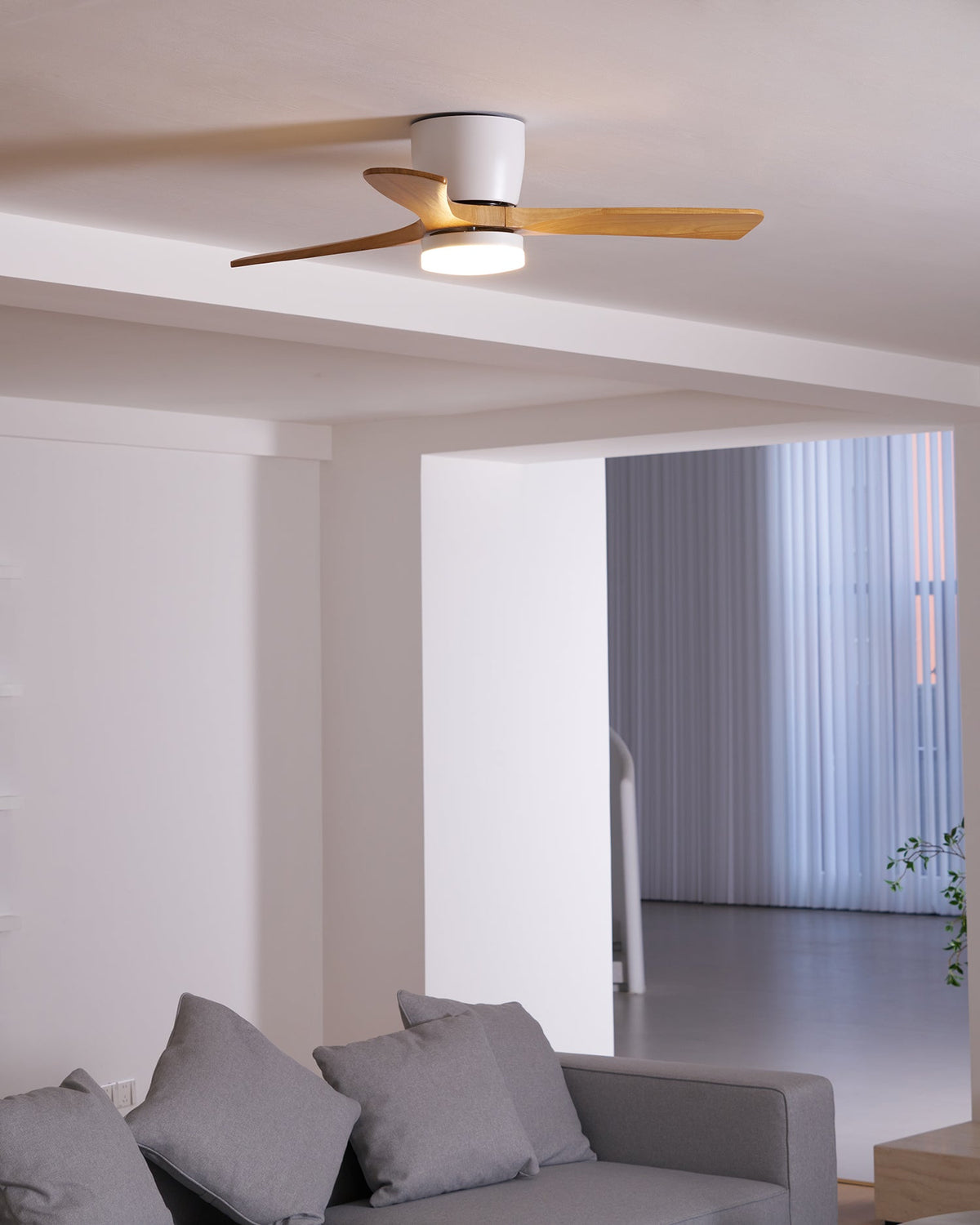Kozia Wooden Ceiling Fan Light