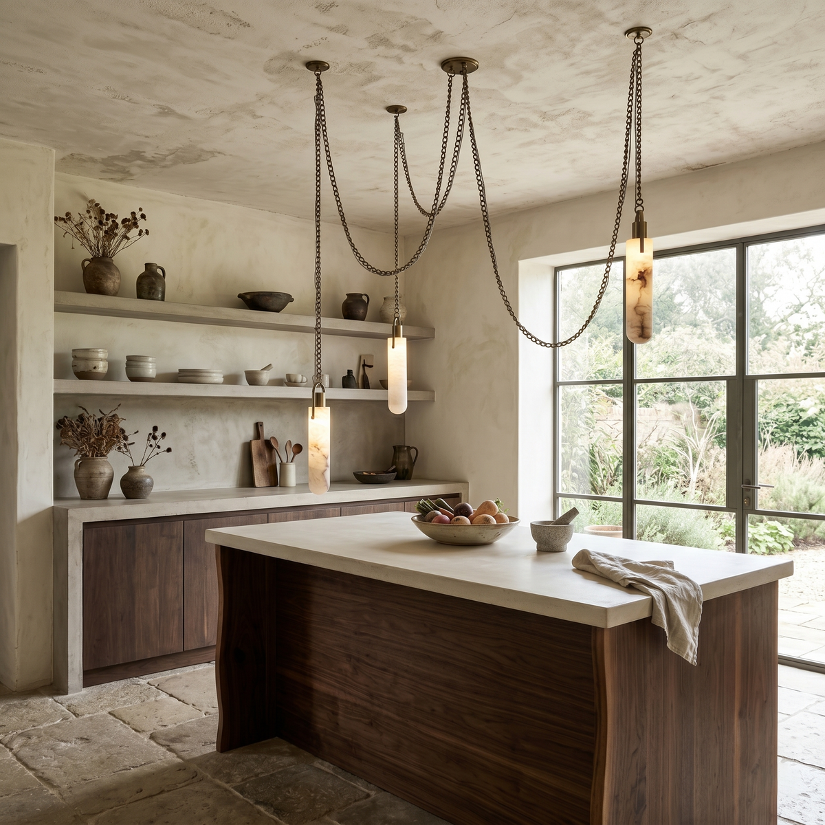 Hagan Alabaster Pendant Light