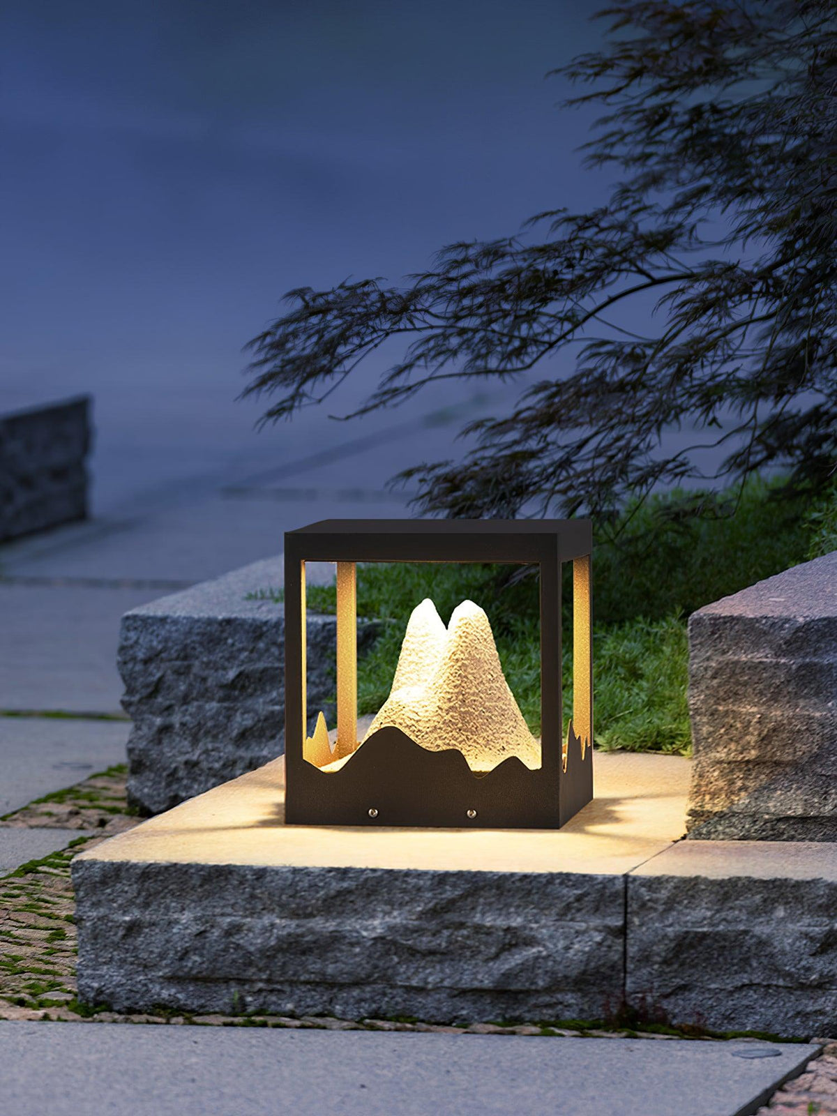 Summit Rustic Resin Outdoor Light
