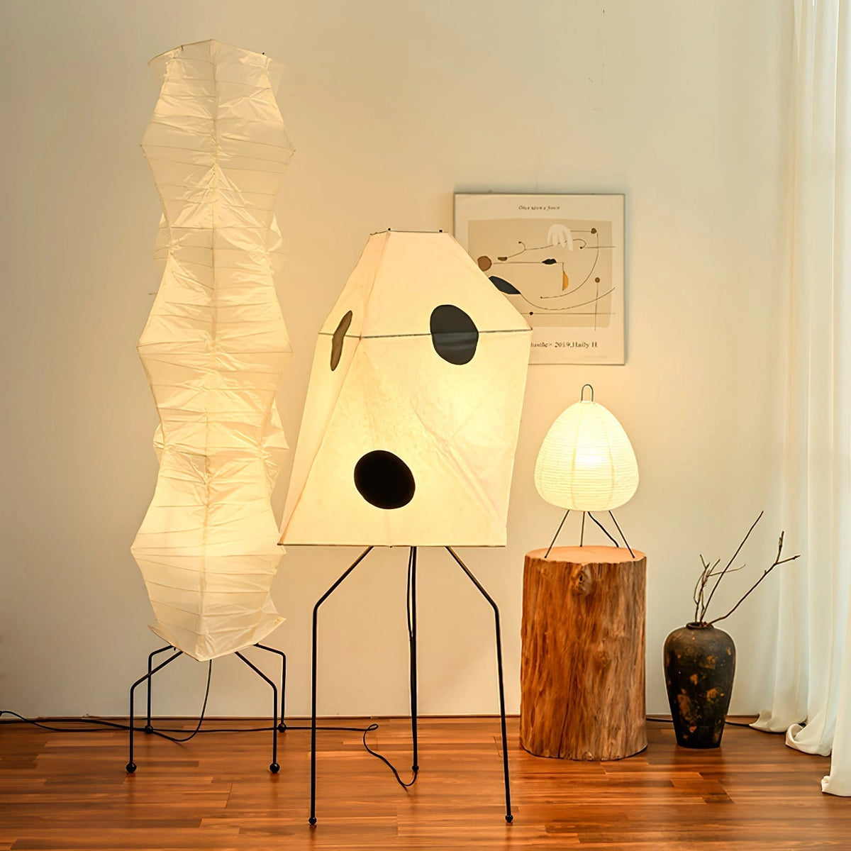 Sath Artistic Fabric Floor Lamp