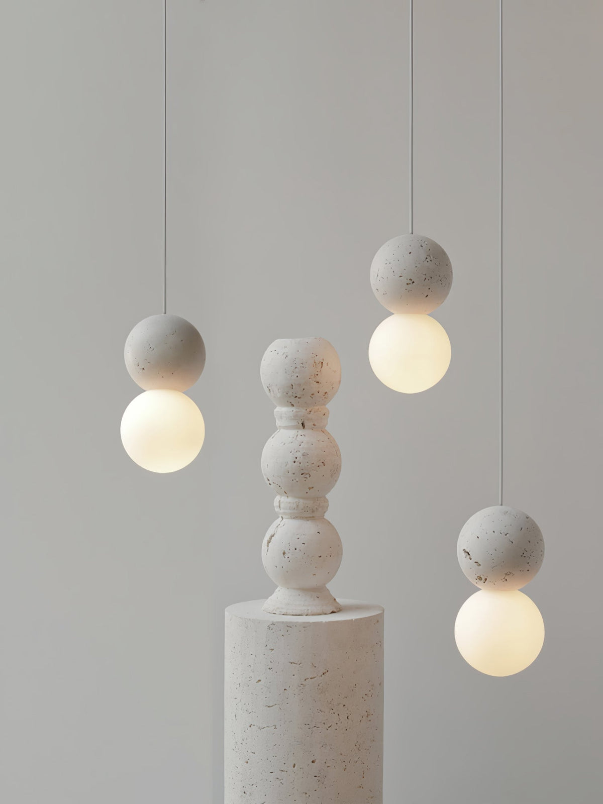 Joss Cement Minimalist Pendant Lamp