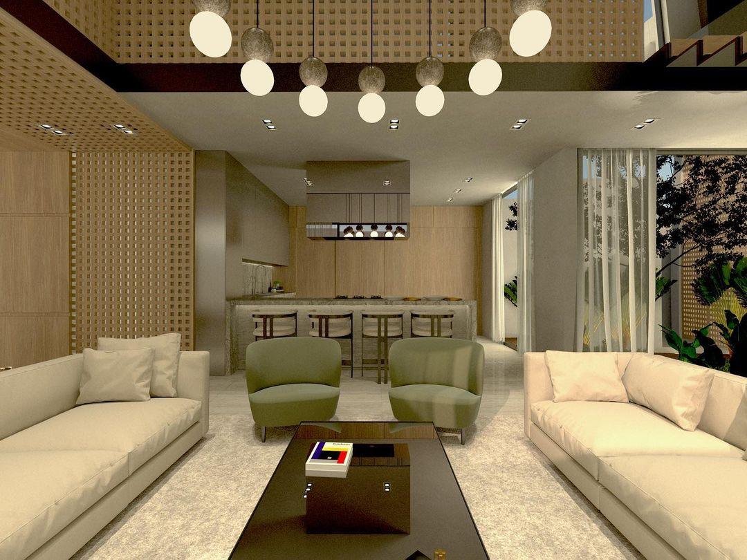 Lumorette Modern Cement Pendant Light
