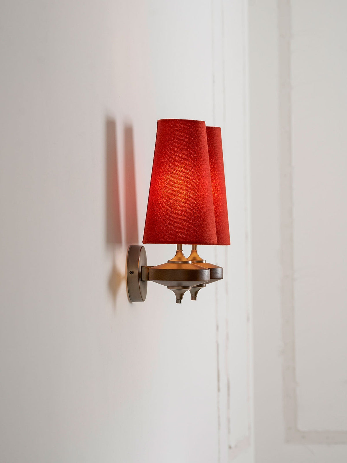 Halen Twin Shade Indoor Wall Light