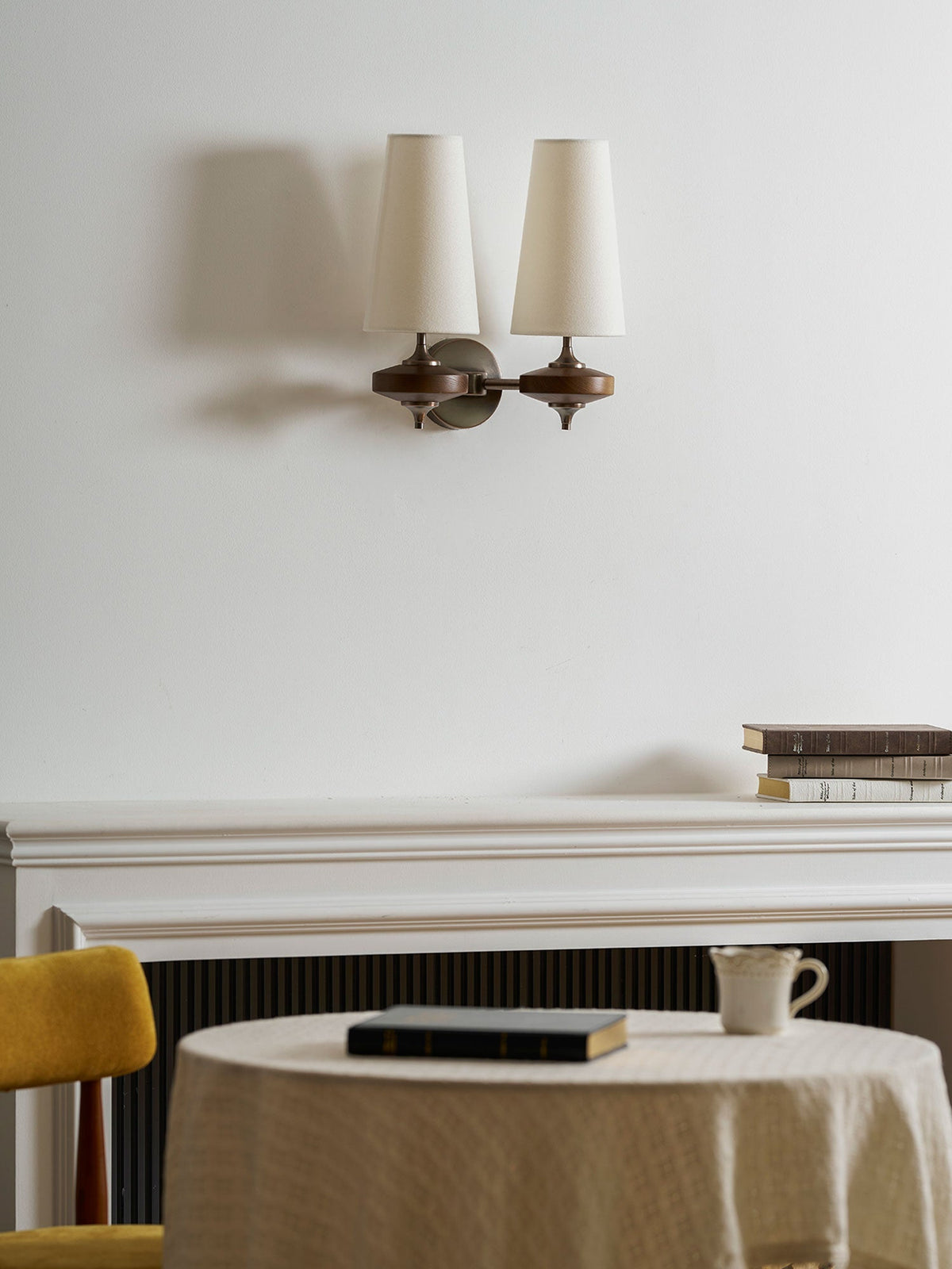 Halen Twin Shade Indoor Wall Light