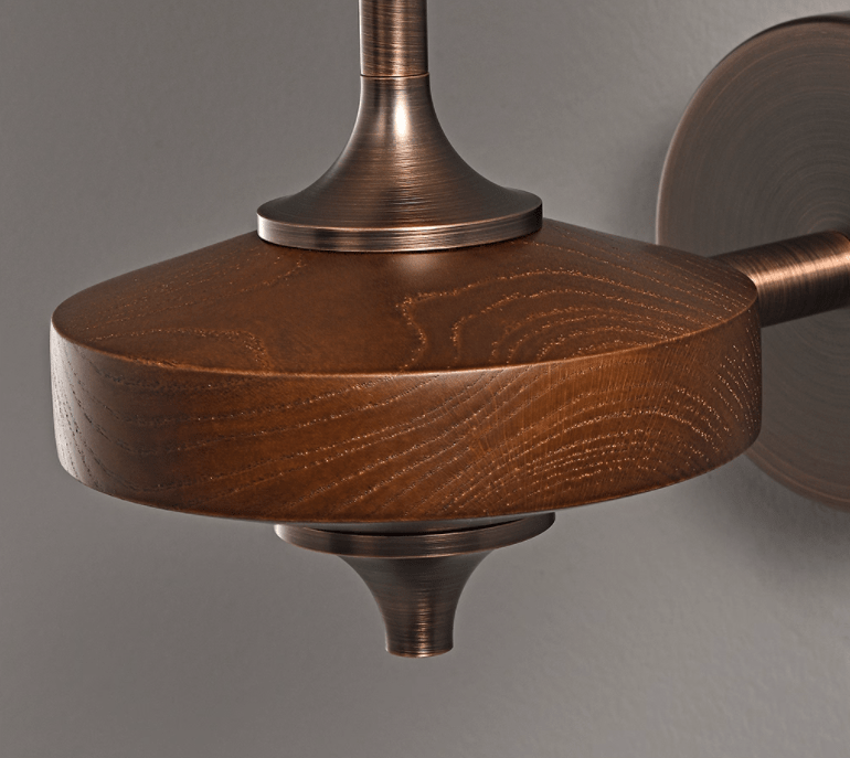 Halen Twin Shade Indoor Wall Light