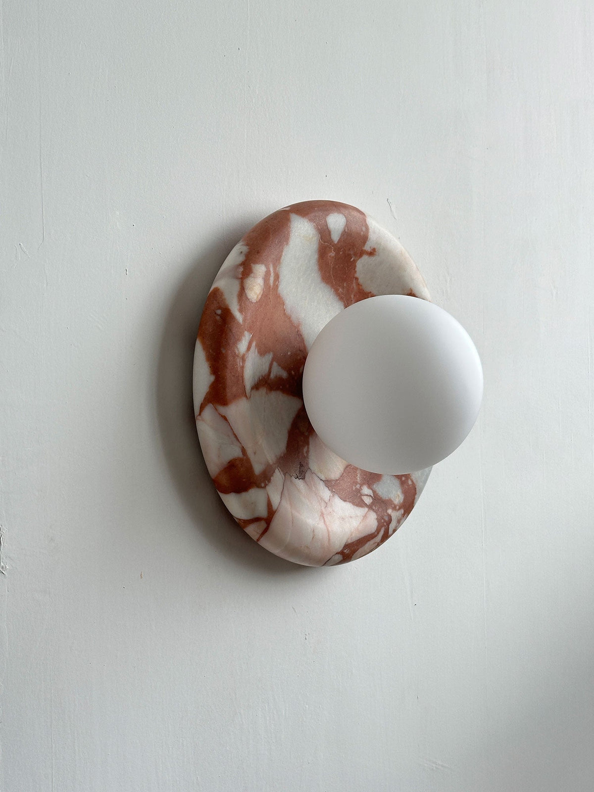 Dojan Red Marble Indoor Wall Light