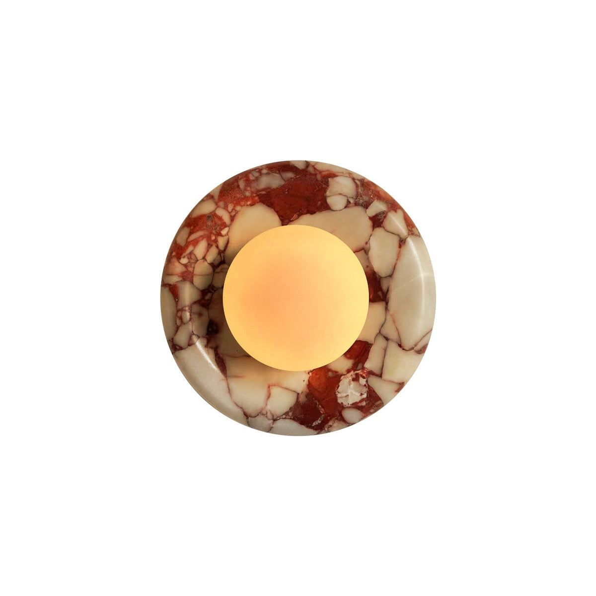 Dojan Red Marble Indoor Wall Light
