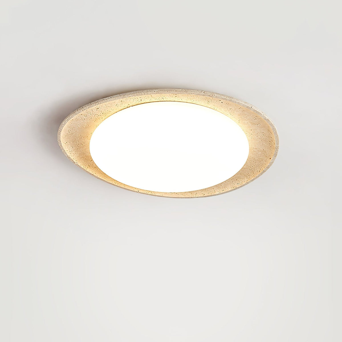 Cunorarae Organic Travertine Ceiling Light