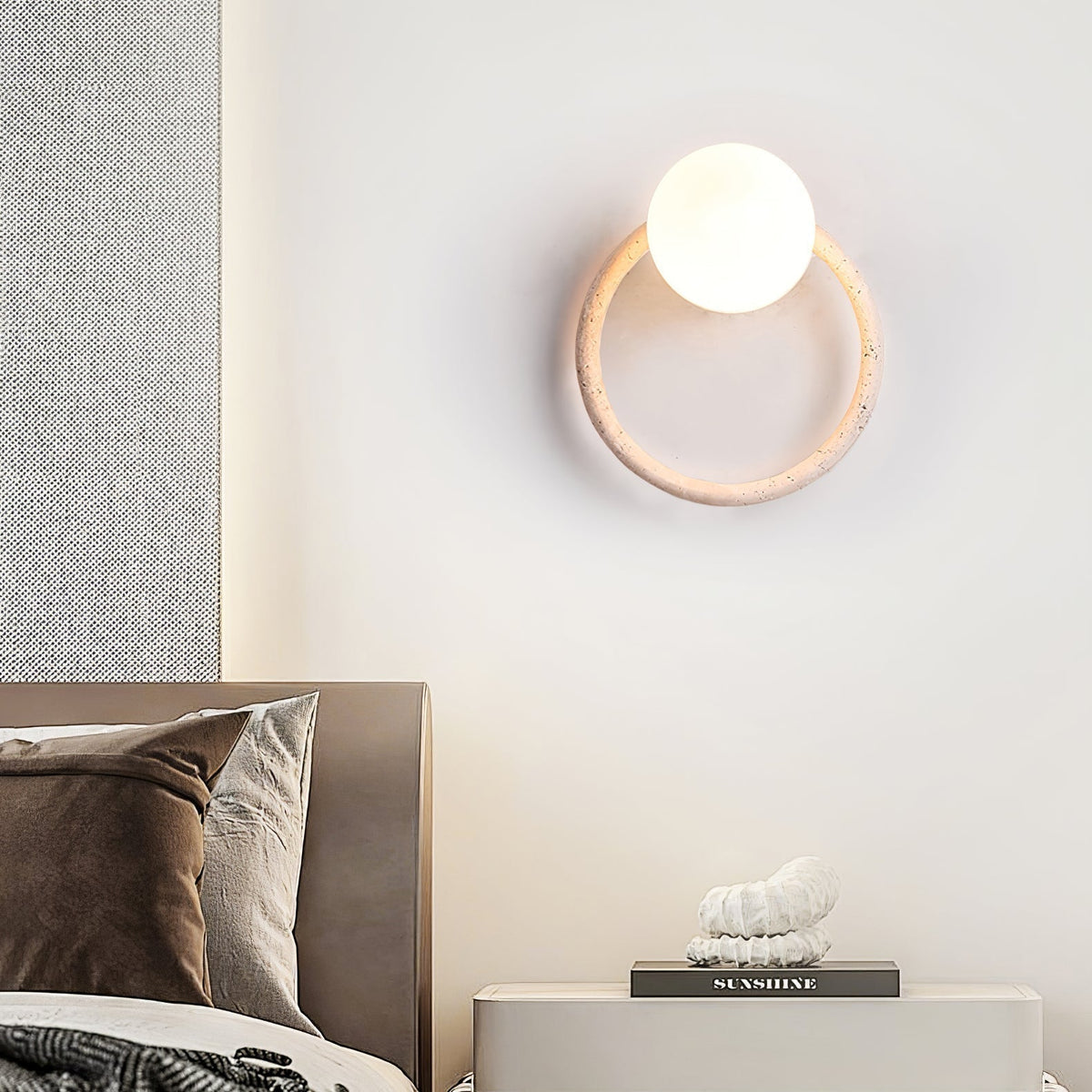 Idoryra Travertine Wall Light