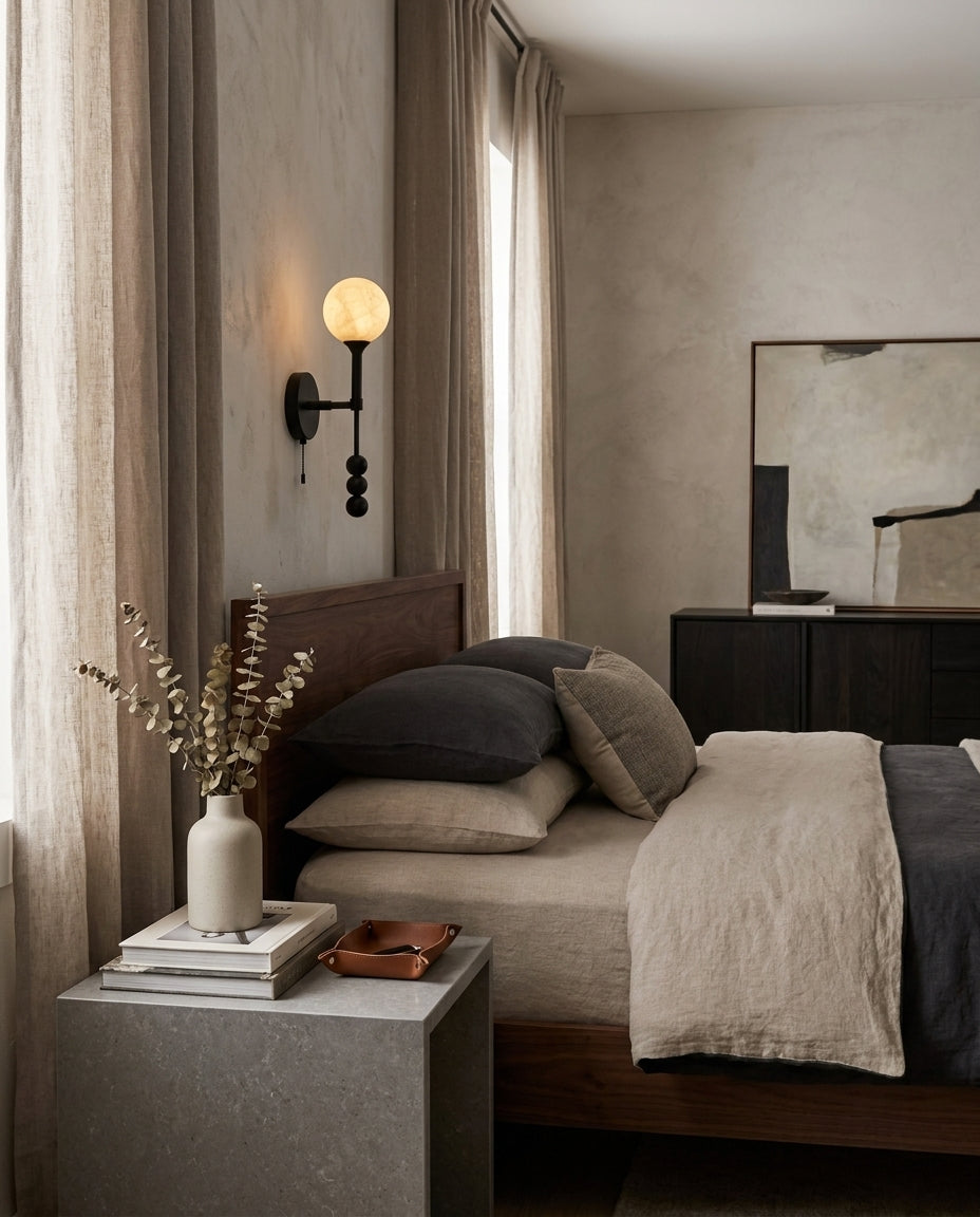 Valemont Alabaster Wall Sconce