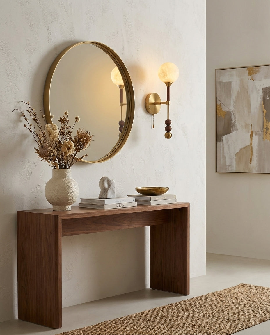 Valemont Alabaster Wall Sconce