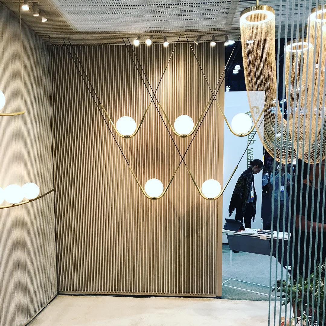 Apsht Pendant Light Copper Chain Sculptural Modern