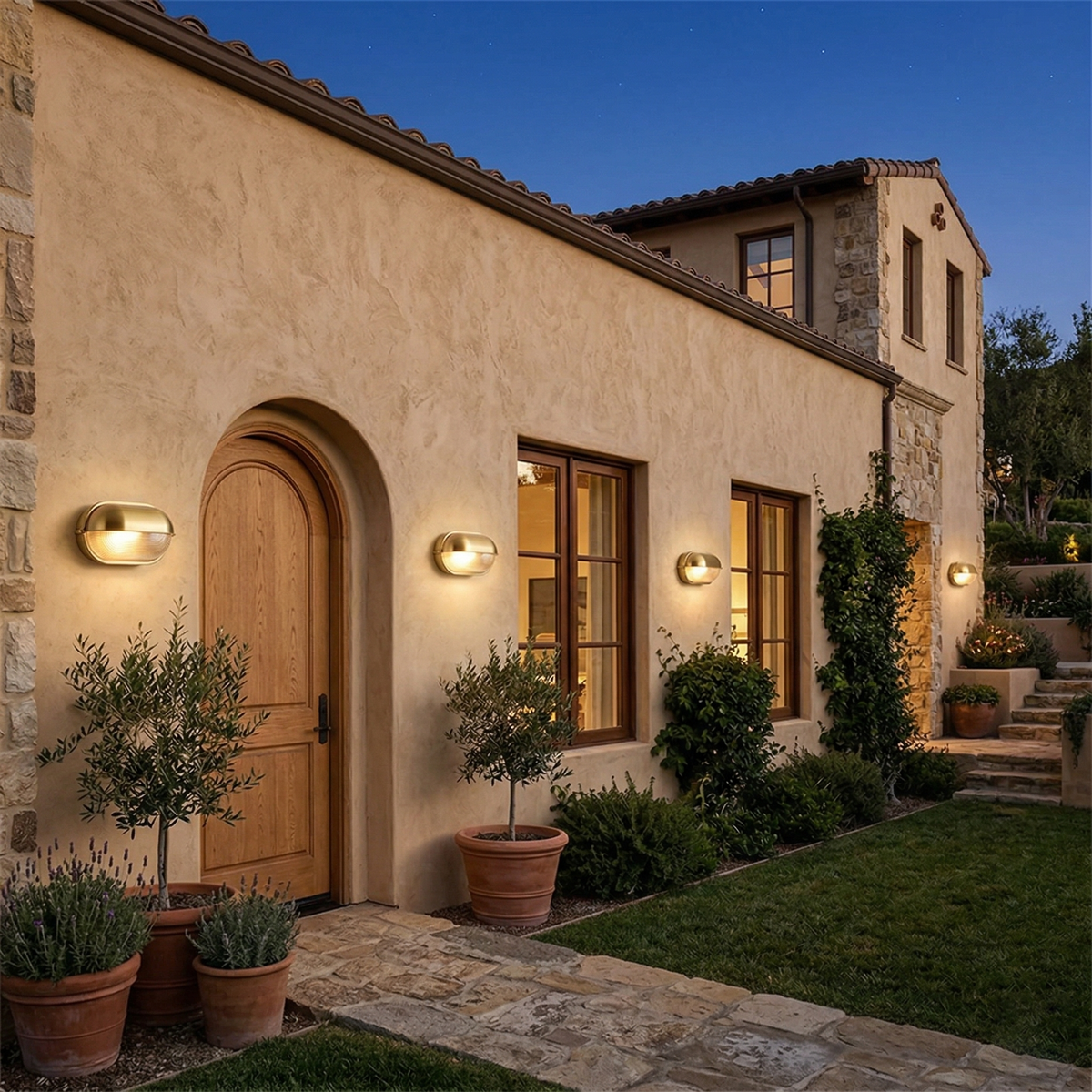 Goima Glass Outdoor Light
