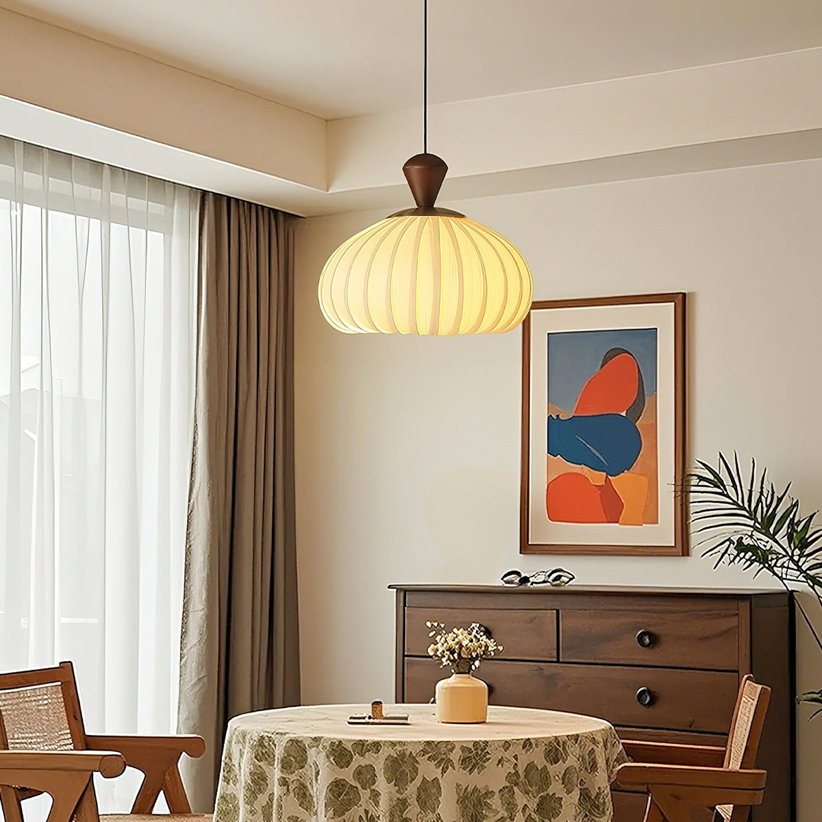 Evaryn Pleated Pendant Light