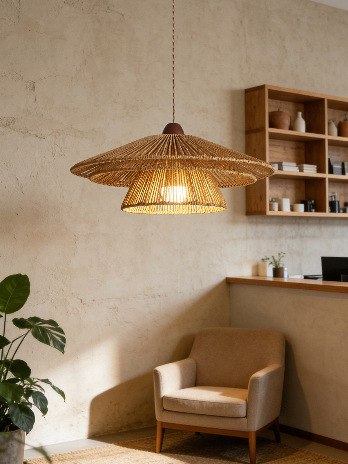Brackenford Paper Twine Pendant Lamp
