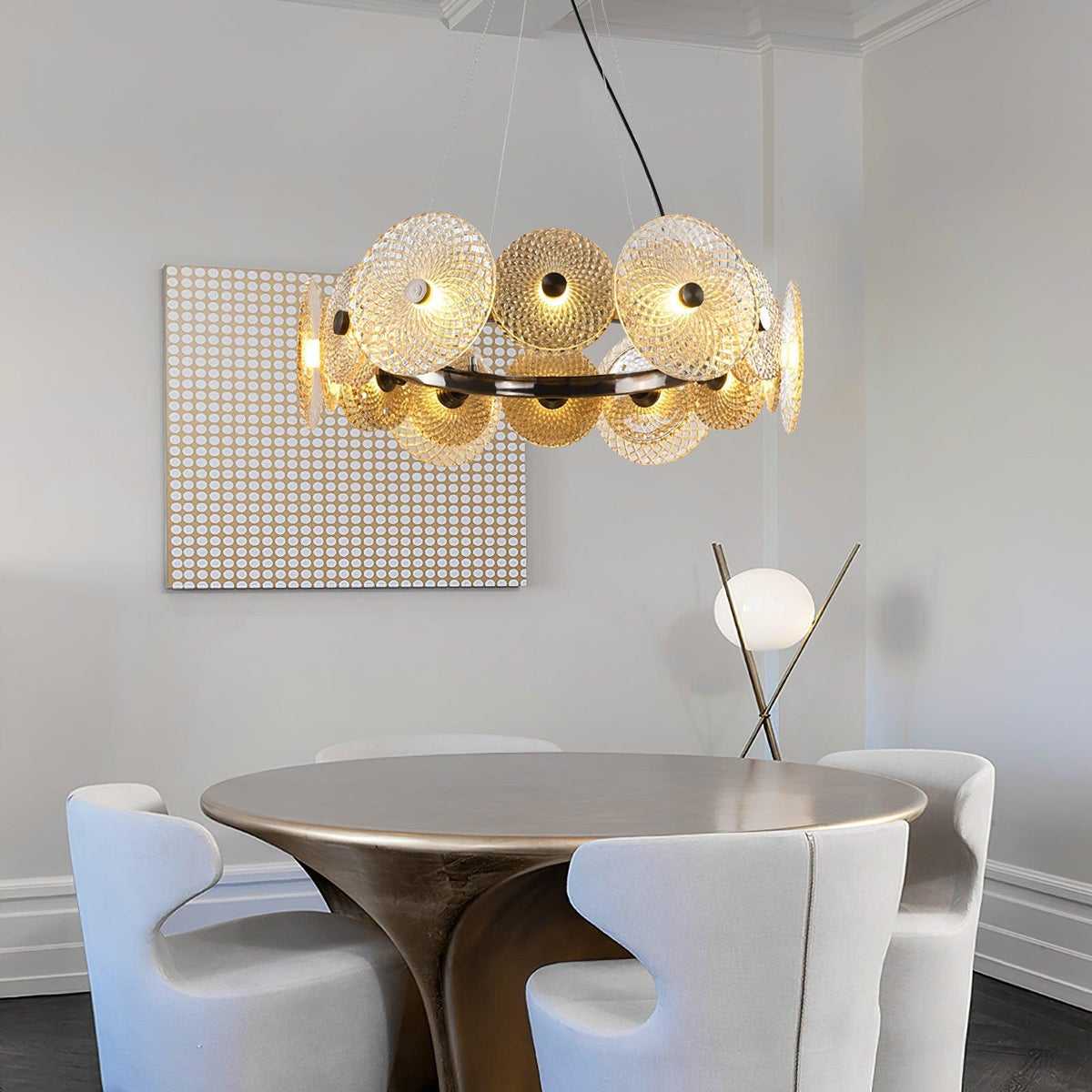 Zeveleth Postmodern Luxury Art Crystal Chandelier