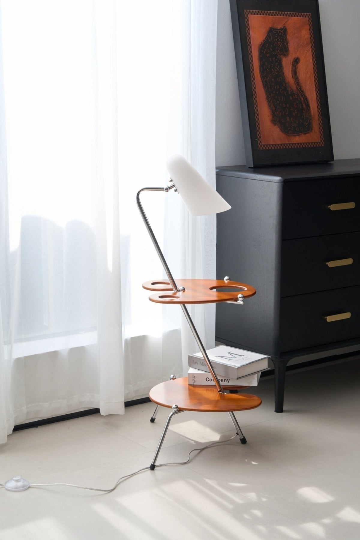 Vaughn Modern Wood Floor Lamp