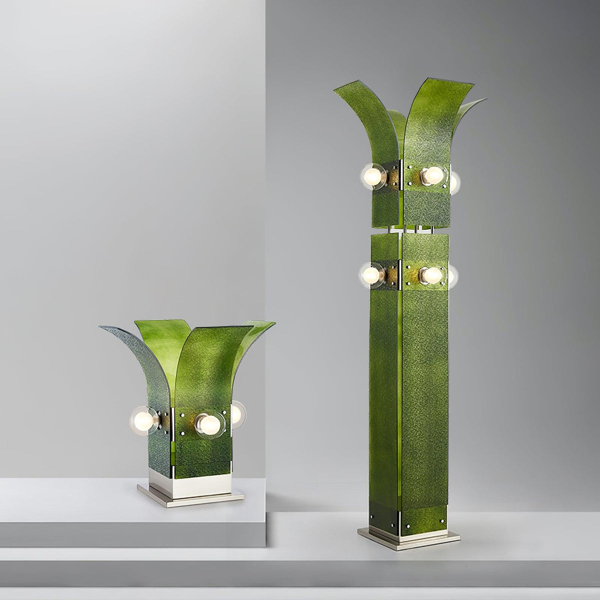Niranaine Art Deco Acrylic Floor Lamp
