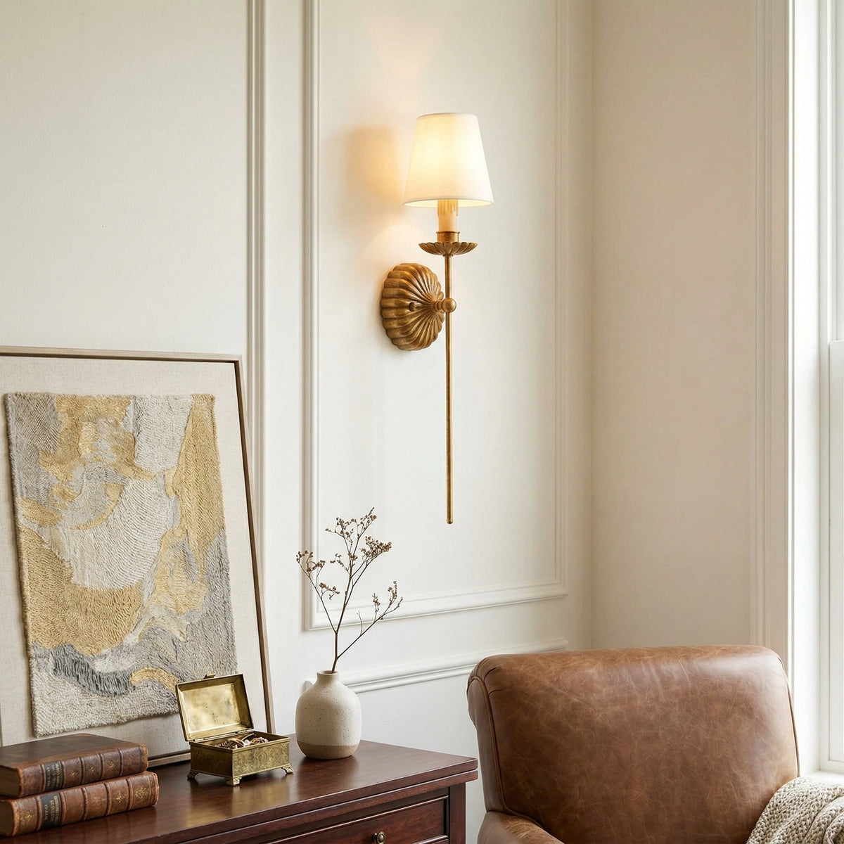 Fifia Fabric Indoor Wall Light