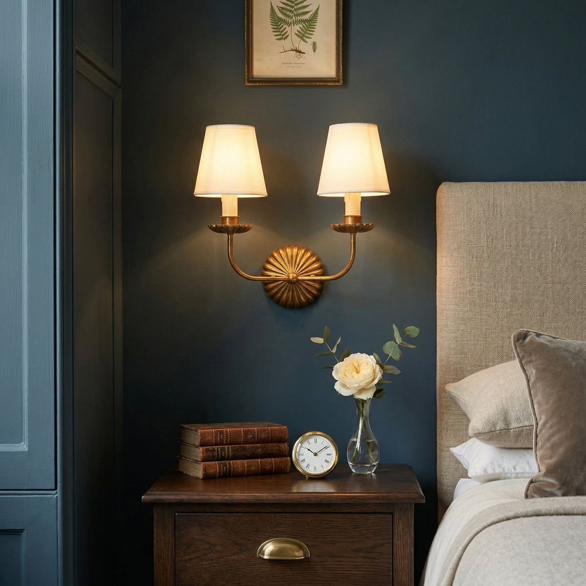 Fifia Fabric Indoor Wall Light