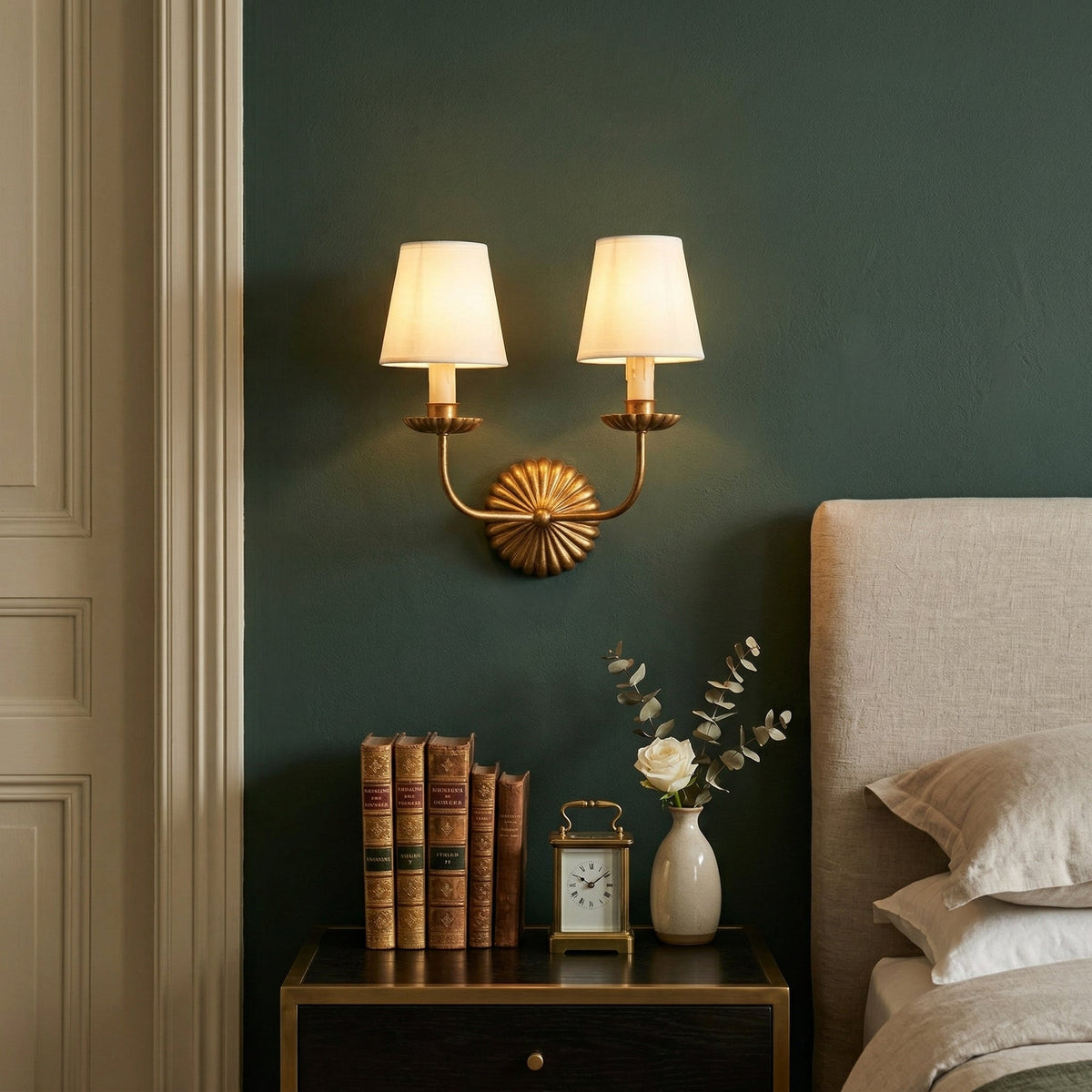 Fifia Fabric Indoor Wall Light