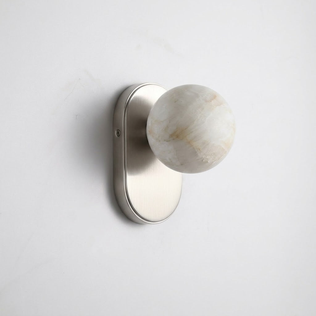 Hensford Orb Alabaster Wall Sconce
