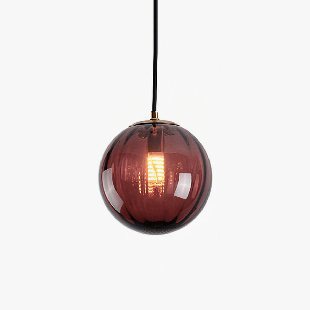 Corven Glass Vintage Pendant Light