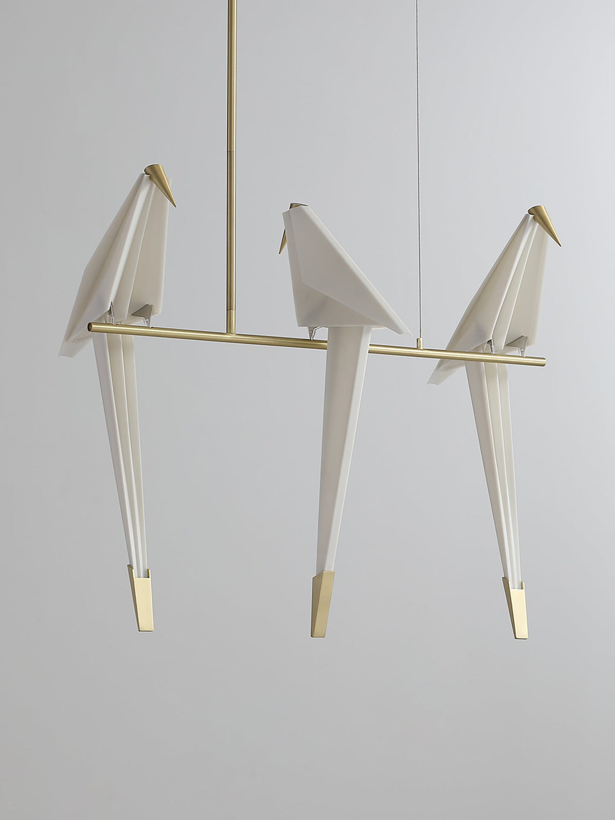 Lunuian Chandelier Paper Crane Bird Sculptural LED