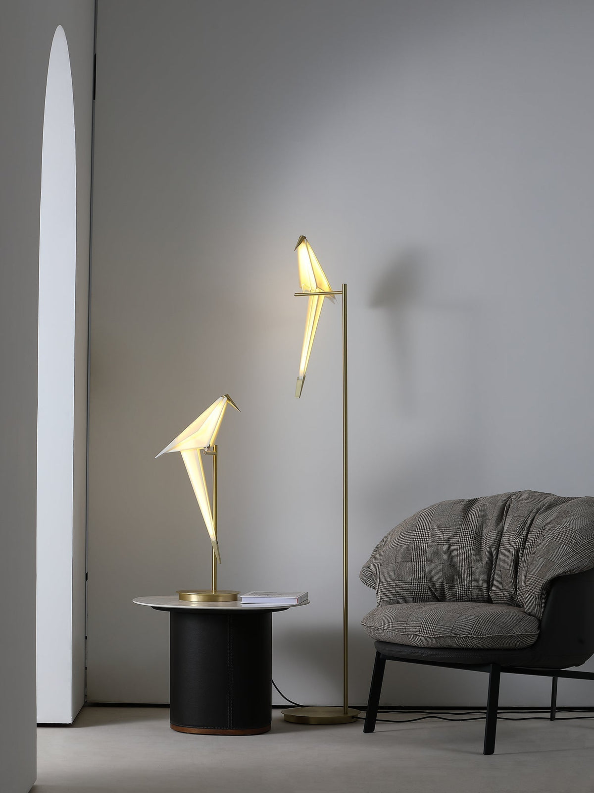 Vioran Aluminum Industrial Floor Lamp