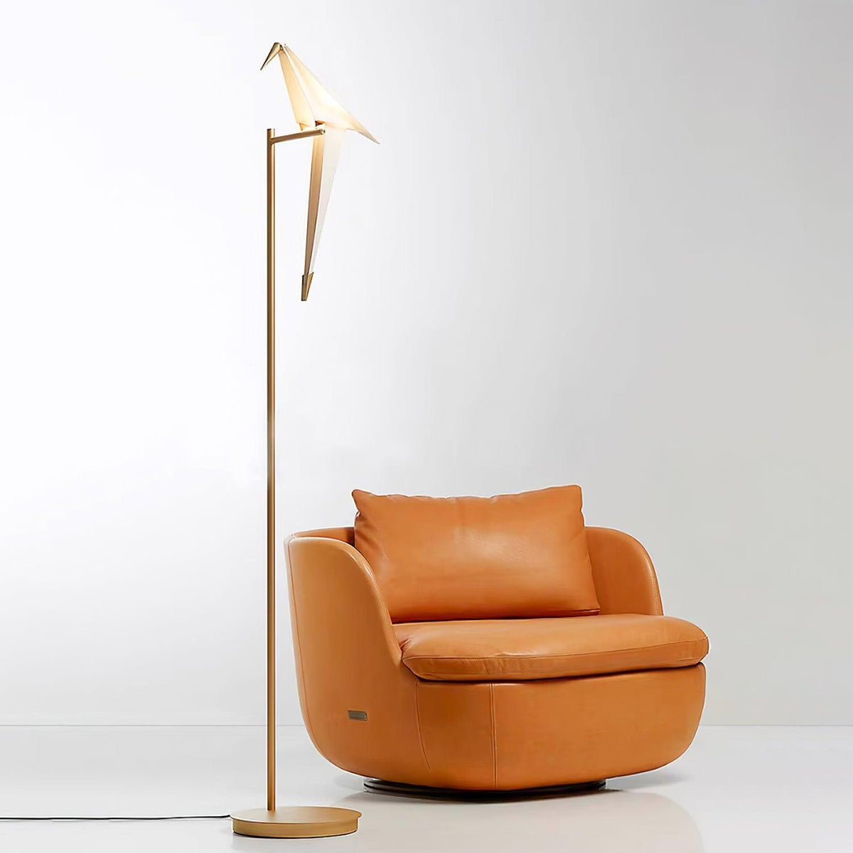 Vioran Aluminum Industrial Floor Lamp