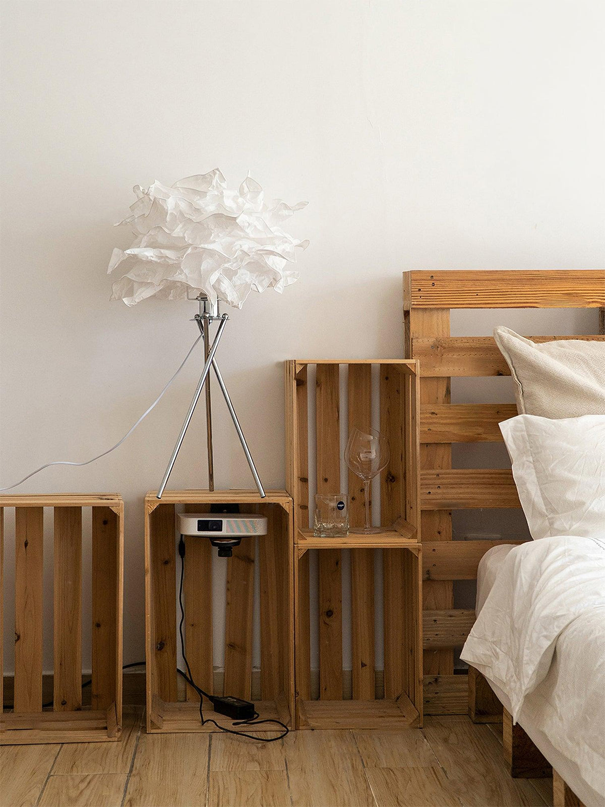 peony Modern Paper Table Lamp