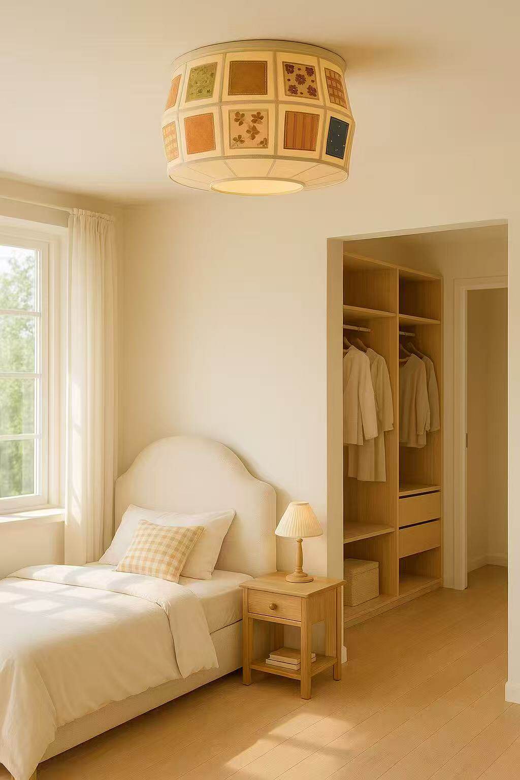 Eulalie Patchwork Quilt Ceiling Light