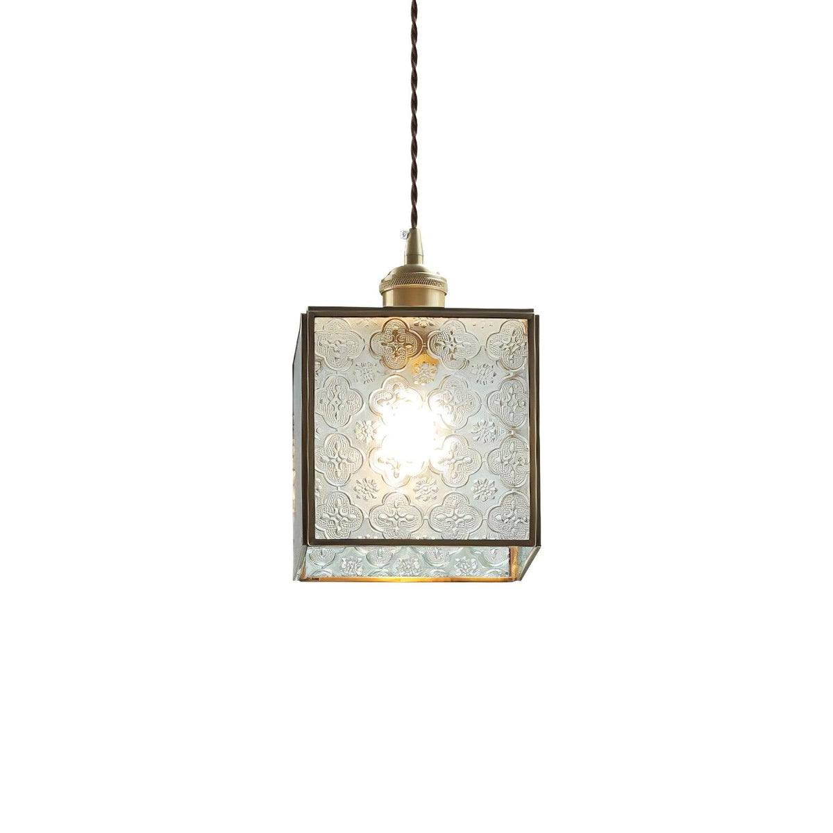 Arvane Brass & Glass Elegant Pendant Lamp