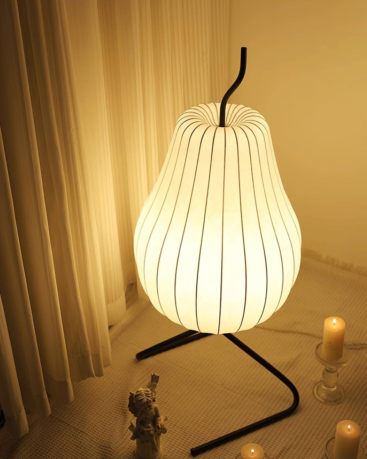Calerielle Minimalist Pear Floor Lamp
