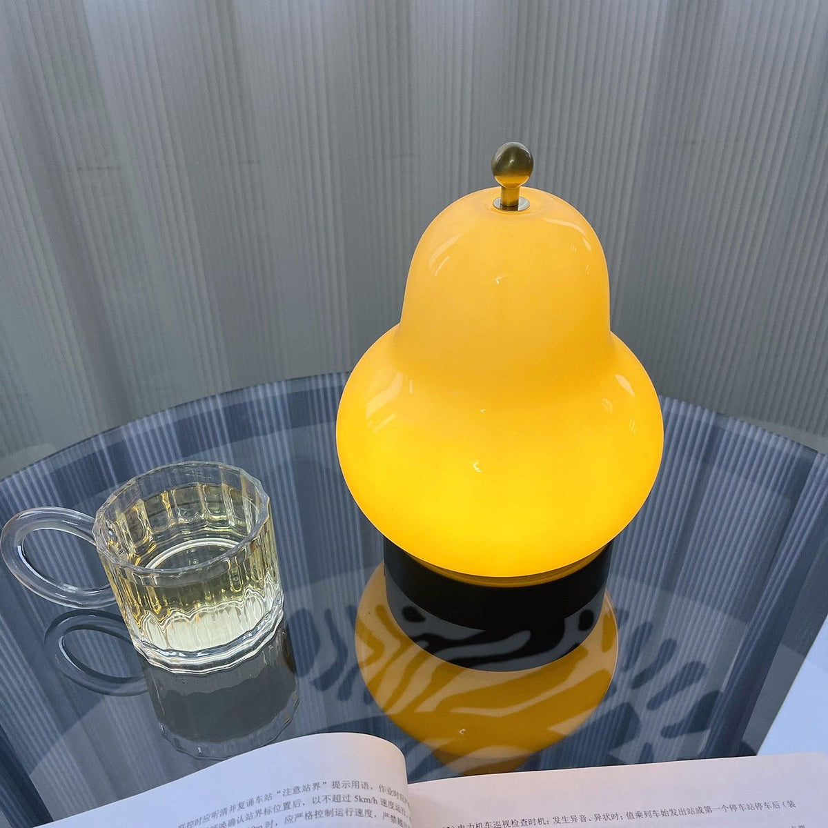 Lumaic Glass Whimsical Table Lamp