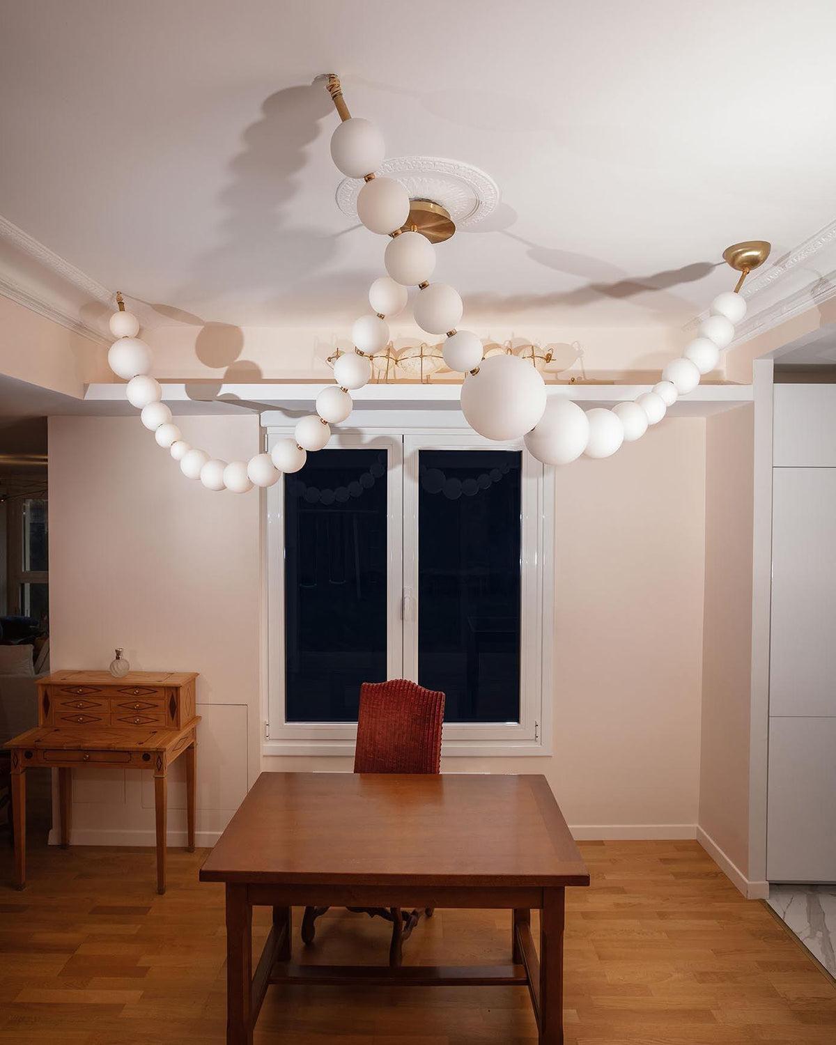 Kanell Brass Sputnik Chandelier