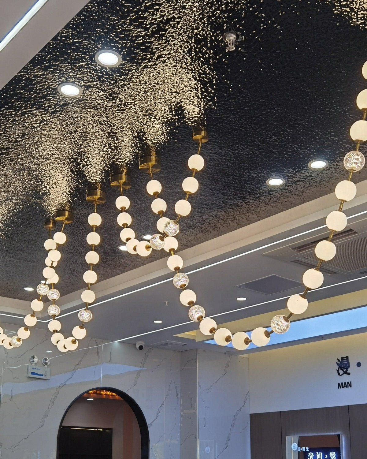 Kanell Brass Sputnik Chandelier