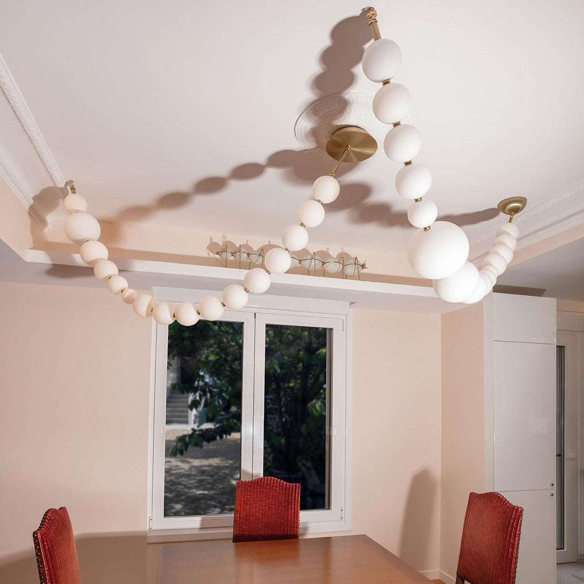 Kanell Brass Sputnik Chandelier