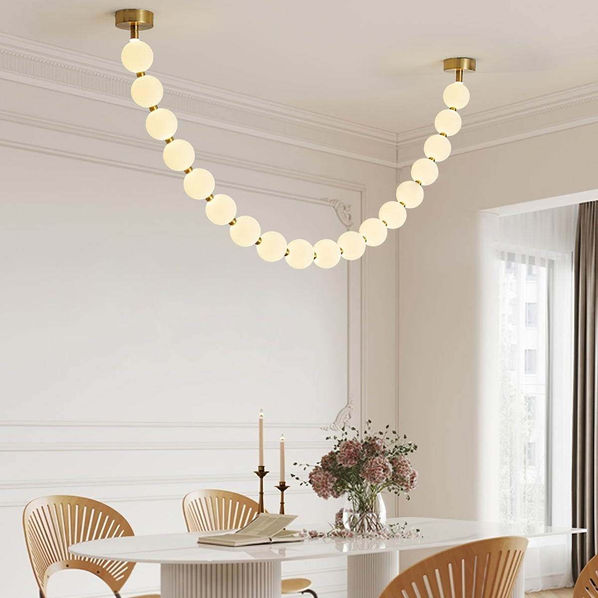Kanell Brass Sputnik Chandelier