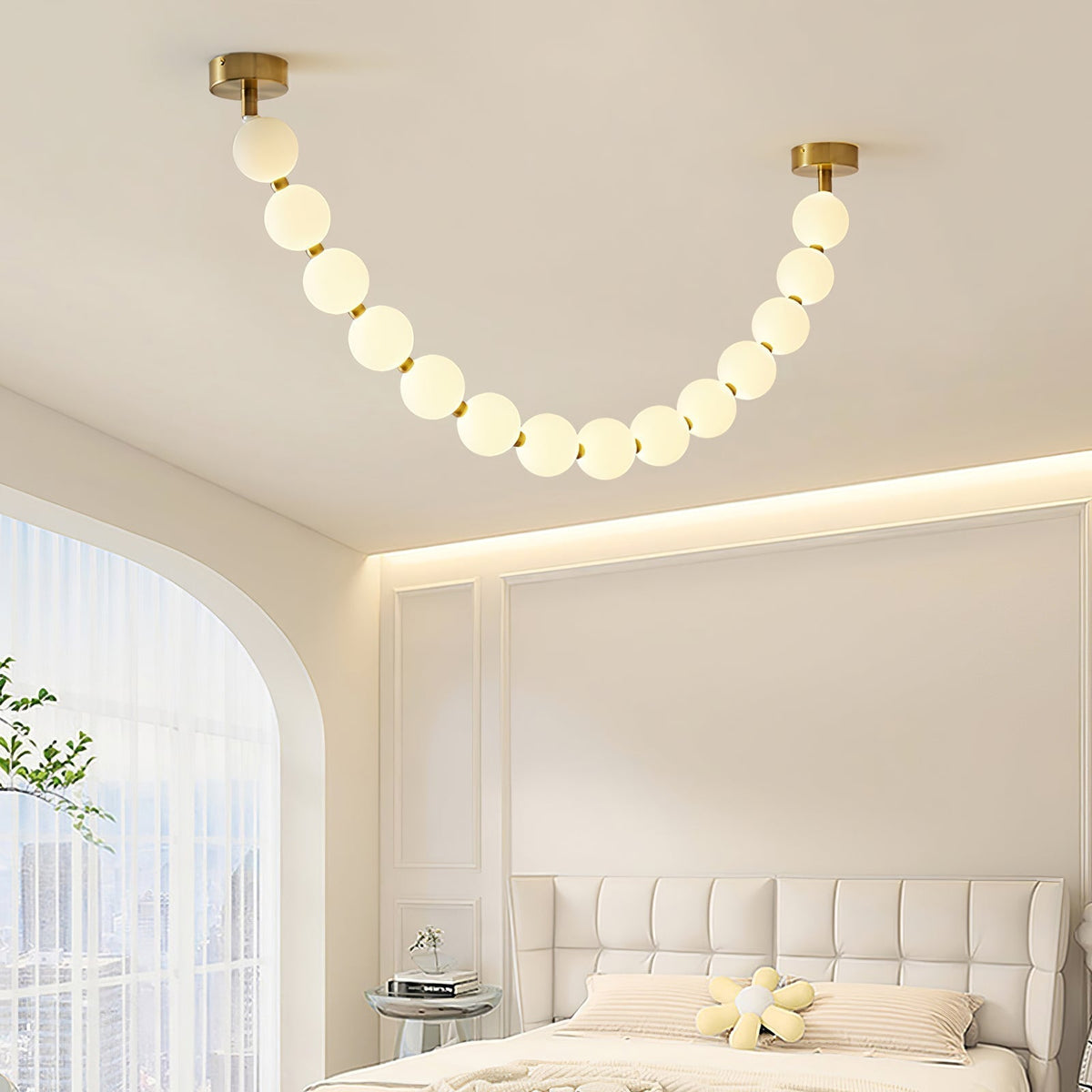Kanell Brass Sputnik Chandelier