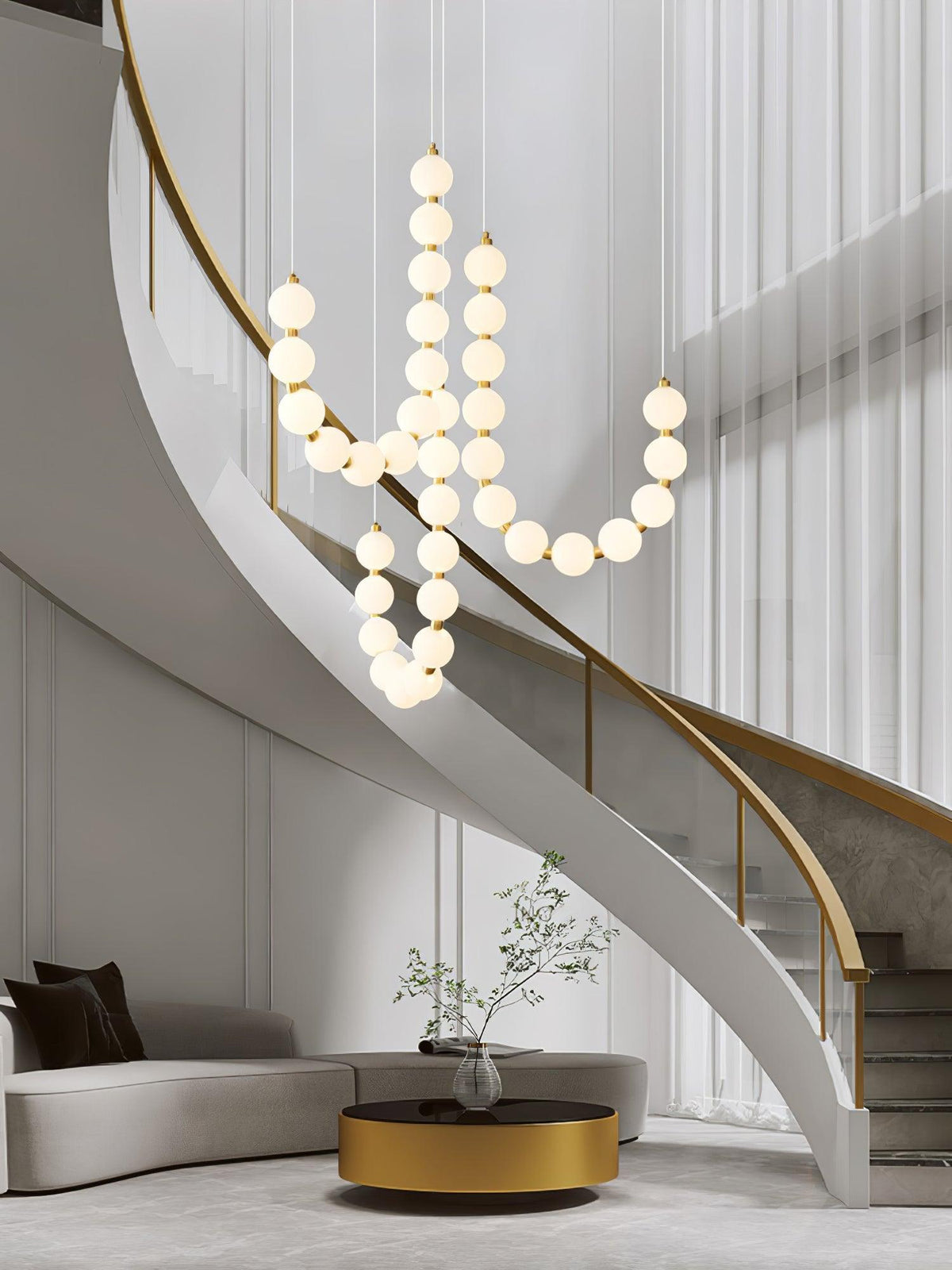 Gem Modern Acrylic Chandelier
