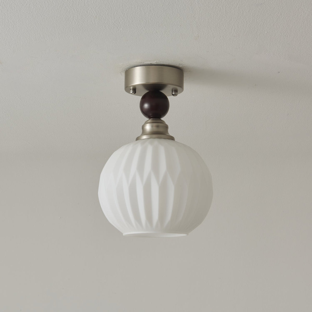 Ivcarila Modern Minimalist Pearl Sphere Glass Ceiling Lamp