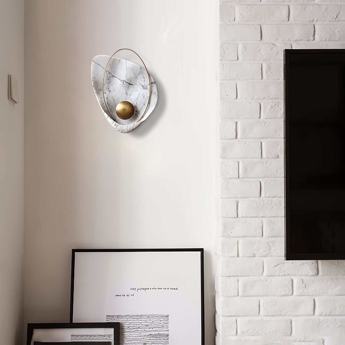 Vethaora Premium Nordic Art Pearl Resin Wall Lamp