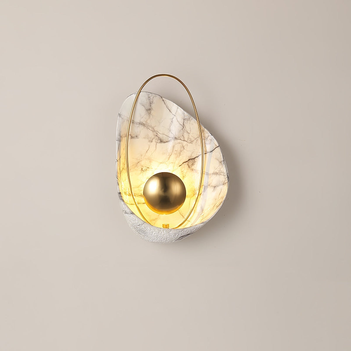 Vethaora Premium Nordic Art Pearl Resin Wall Lamp